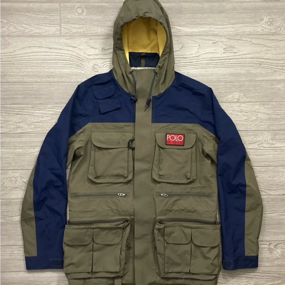 Polo by Ralph Lauren Men's Olive and Navy Field Jacket
